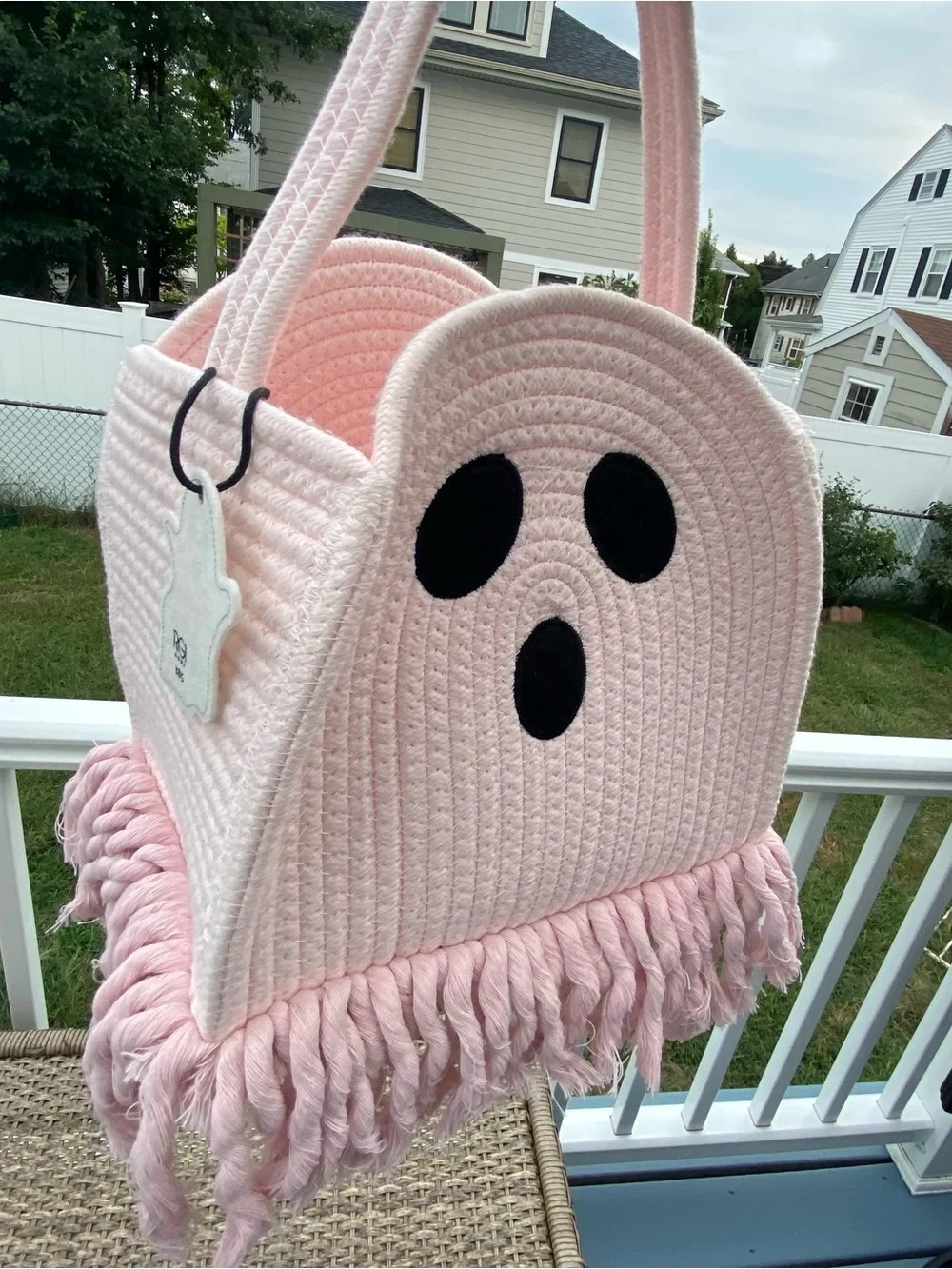 NWT - Pink Ghost Trick or Treat Bucket